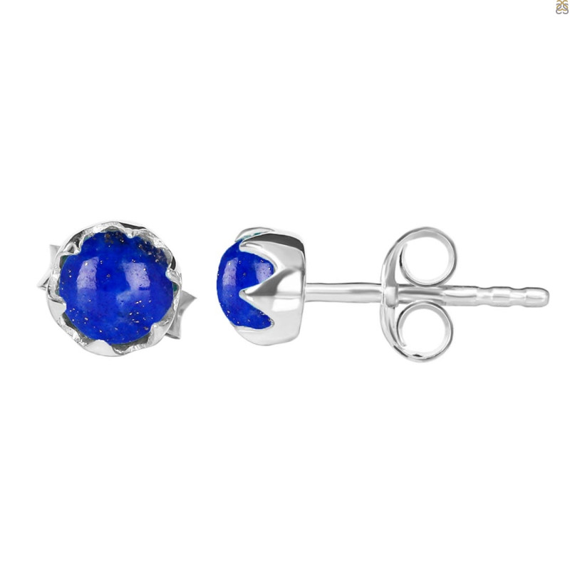 Lapis Stud Earring