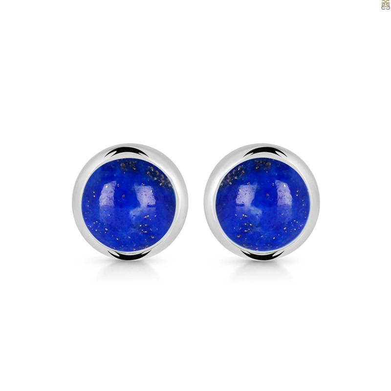 Lapis Stud Earring LLP-RDE-992.
