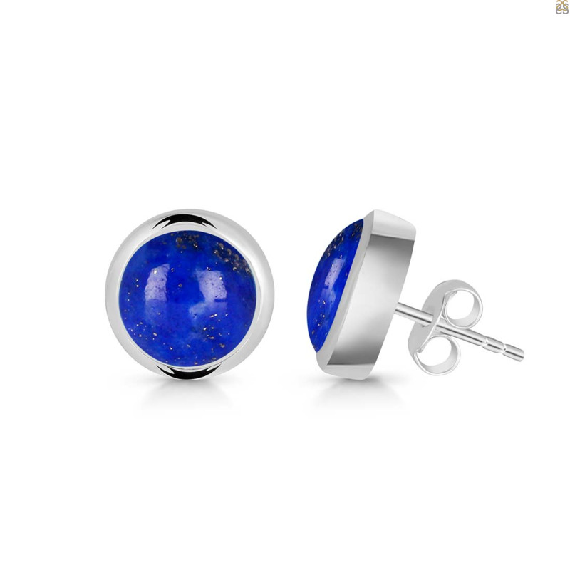 Lapis Stud Earring