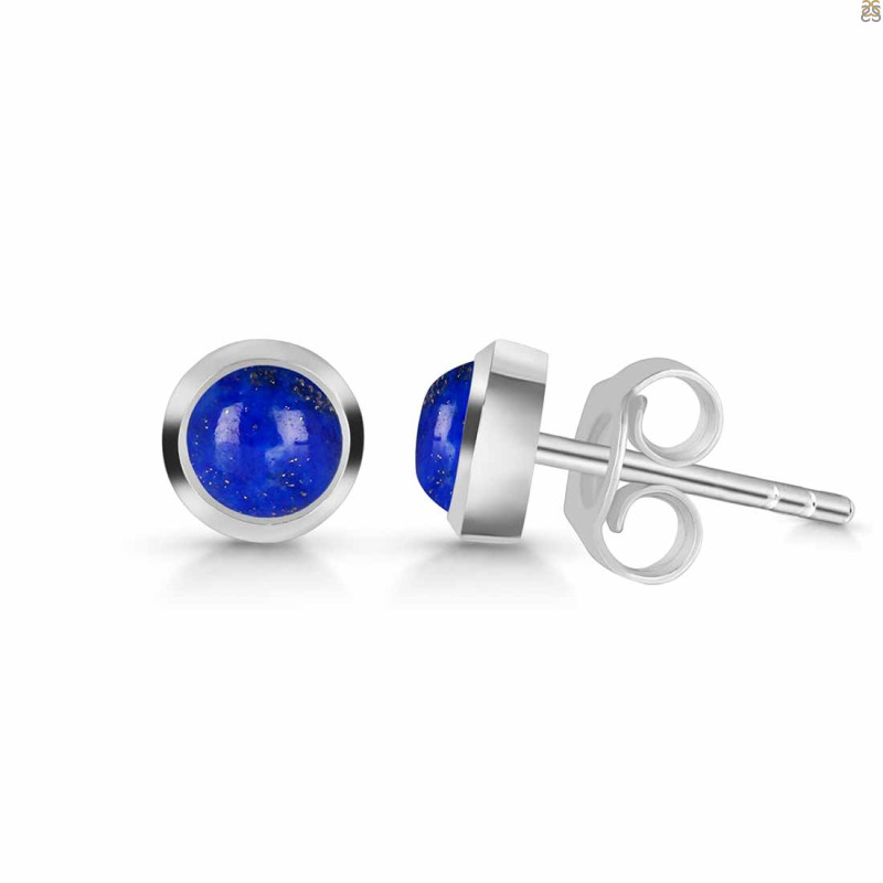 Lapis Stud Earring