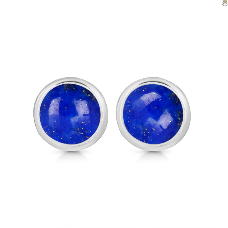 Lapis Stud Earring LLP-RDE-994.