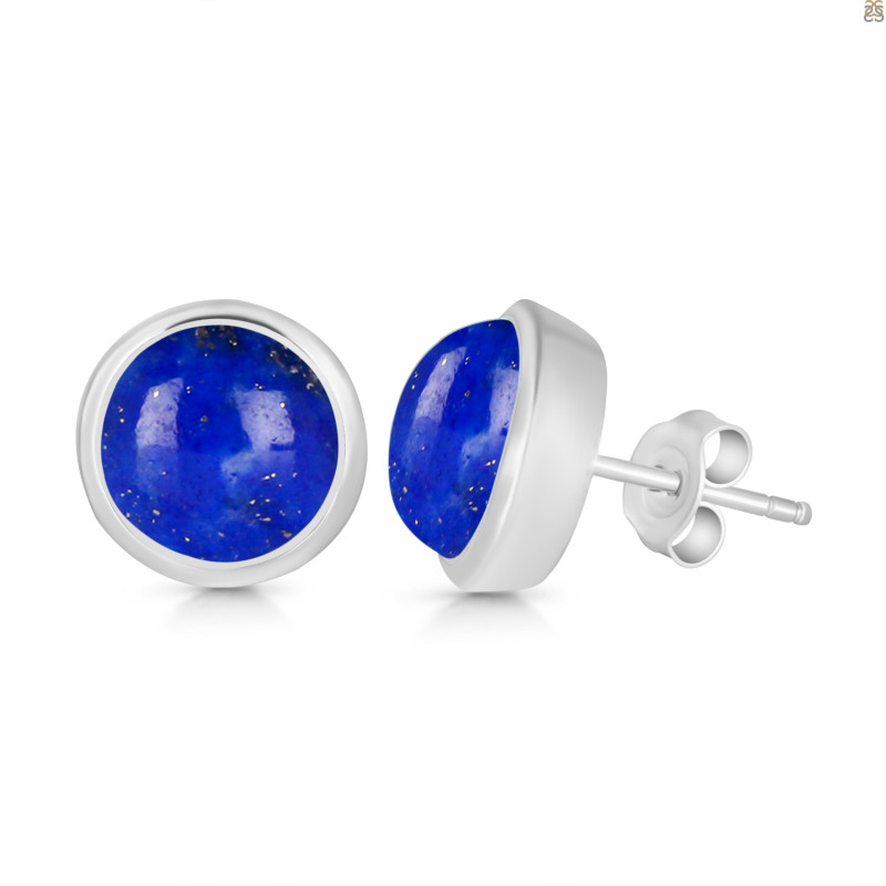 Lapis Stud Earring