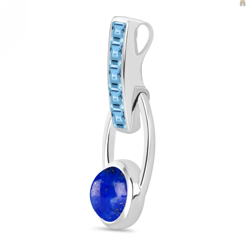 Lapis & Blue Topaz Pendant LLP-RDP-46.