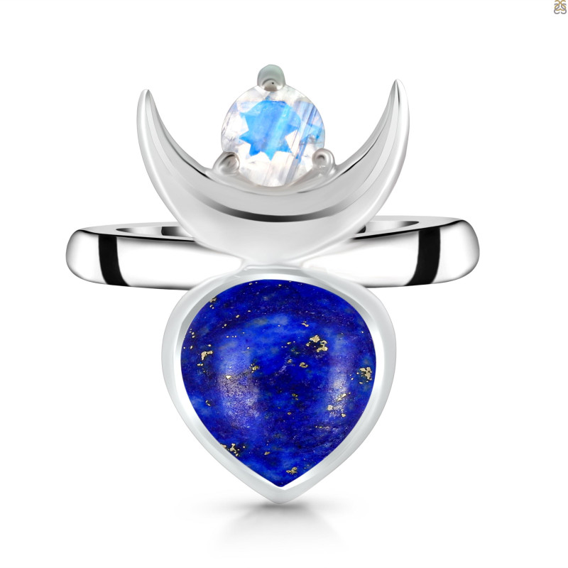 Lapis & Moonstone Ring LLP-RDR-2545.
