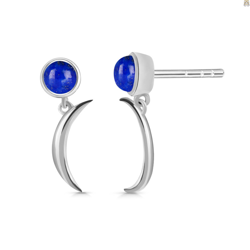 Lapis Stud Earring