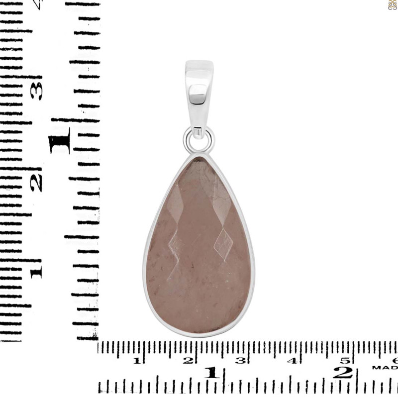 Morganite Pendant-SP MGN-1-8