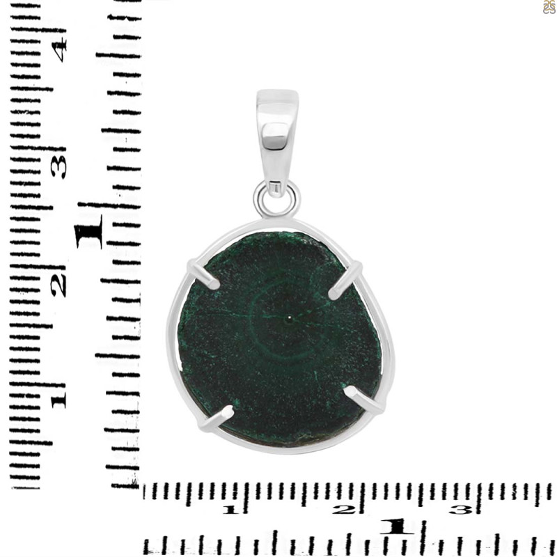 Malachite Slice Pendant-SP MLC-1-104