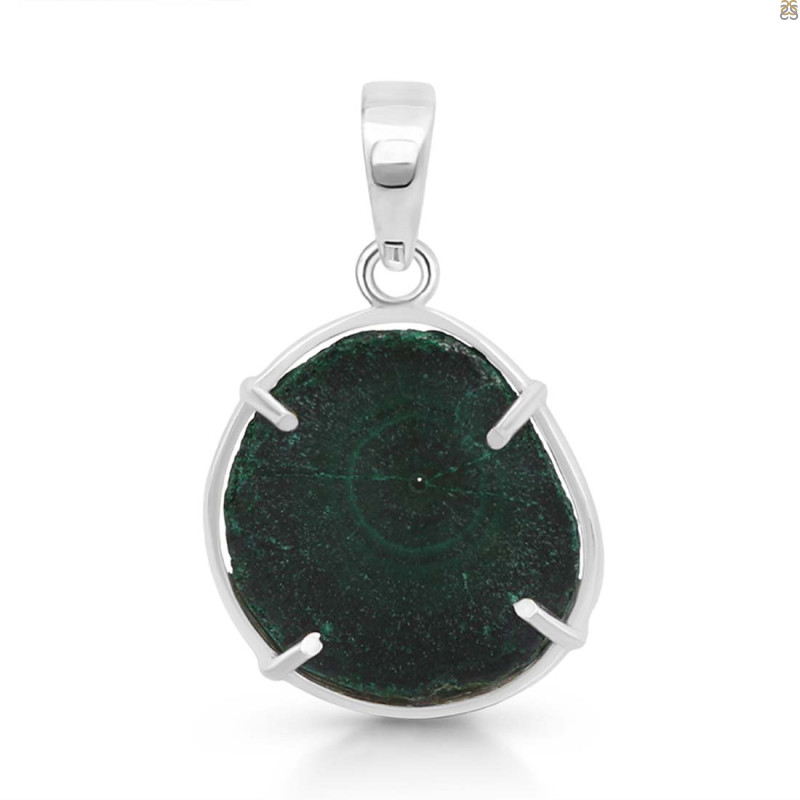 Malachite Slice Pendant-SP MLC-1-104