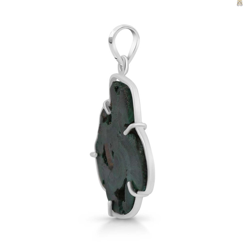 Malachite Slice Pendant-SP