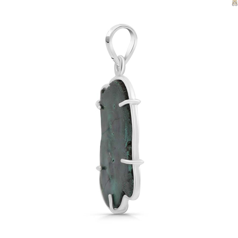 Malachite Slice Pendant-SP