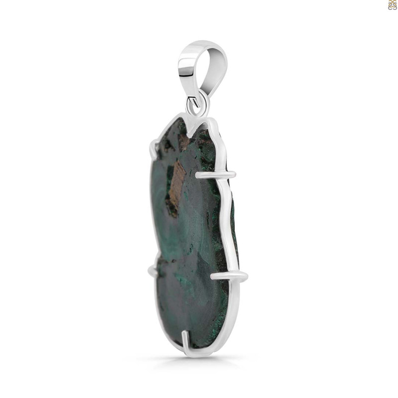 Malachite Slice Pendant-SP