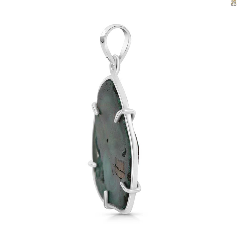 Malachite Slice Pendant-SP