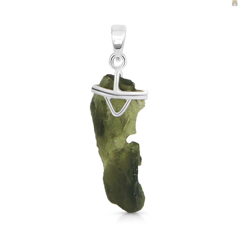 Moldavite Pendant-SP MLD-1-3074