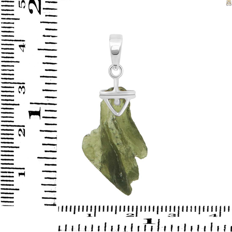 Moldavite Pendant-SP MLD-1-3104