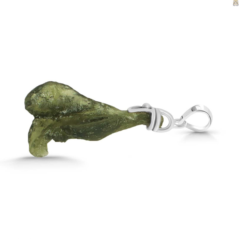 Moldavite Pendant-SP MLD-1-3104