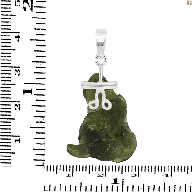 Moldavite Pendant-SP MLD-1-3211