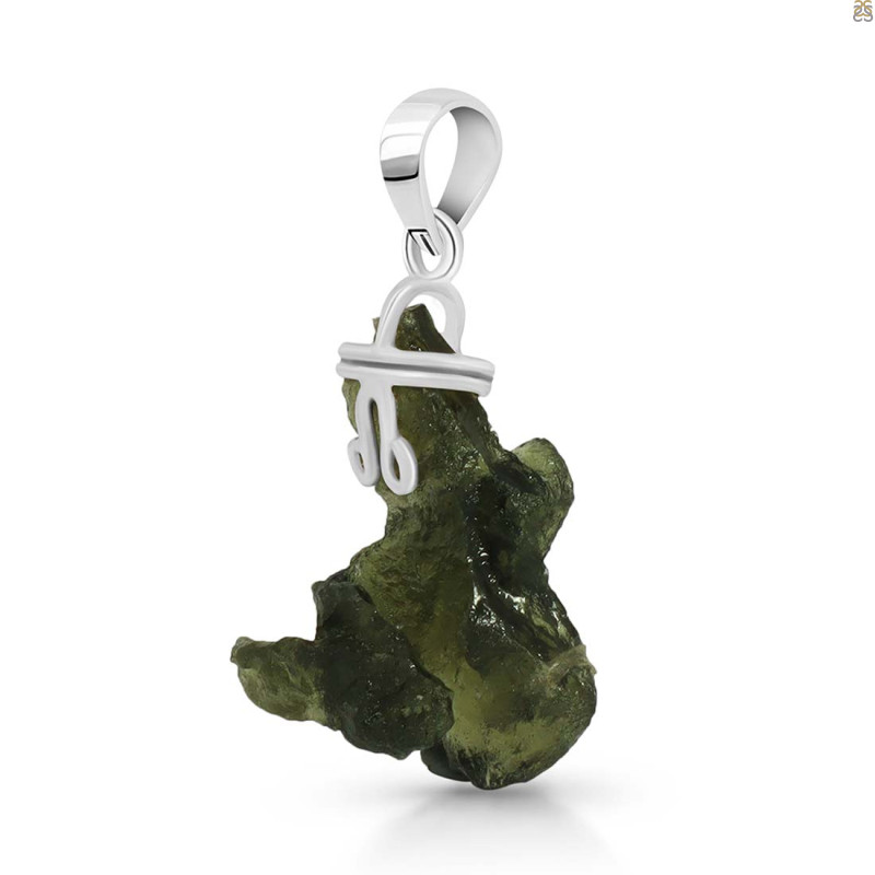 Moldavite Pendant-SP MLD-1-3211