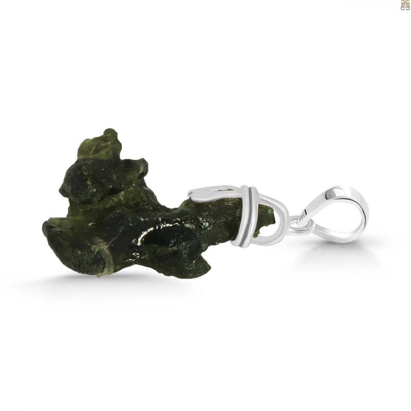 Moldavite Pendant-SP MLD-1-3211