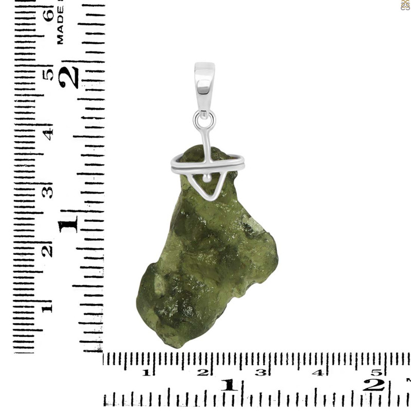 Moldavite Pendant-SP MLD-1-3311