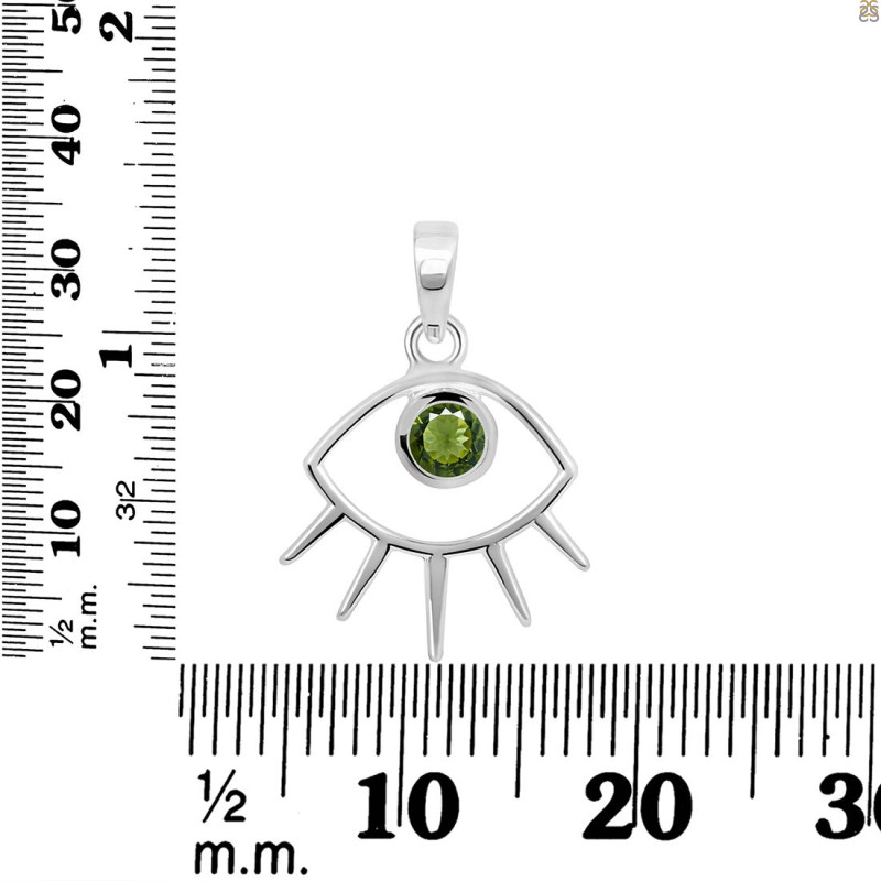 Moldavite Eye Pendant MLD-RDEP-875A.