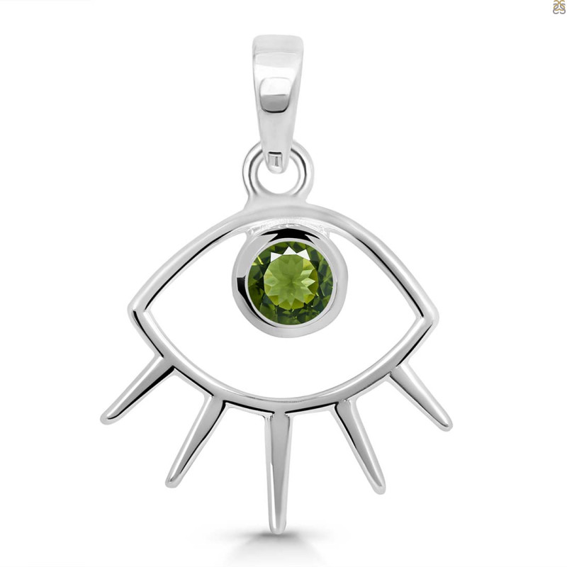 Moldavite Eye Pendant MLD-RDEP-875A.