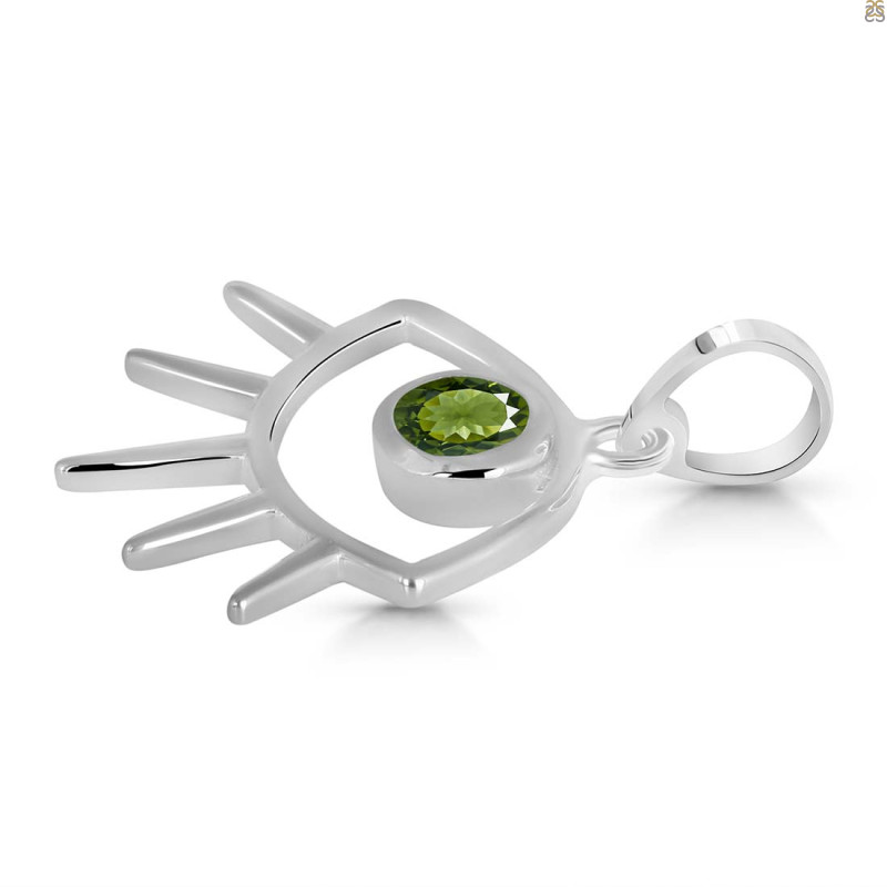 Moldavite Eye Pendant MLD-RDEP-875A.