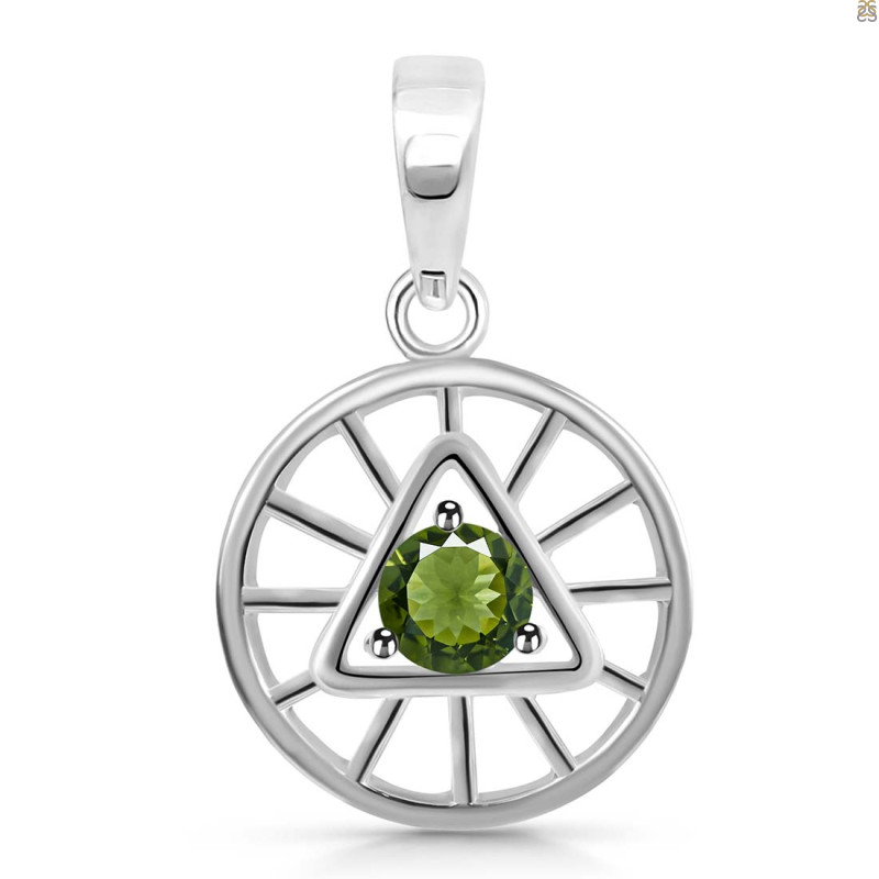 Moldavite Illuminati Pendant MLD-RDEP-881.