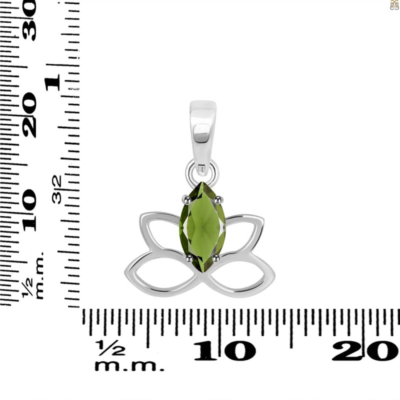 Moldavite Butterfly Pendant MLD-RDEP-883.
