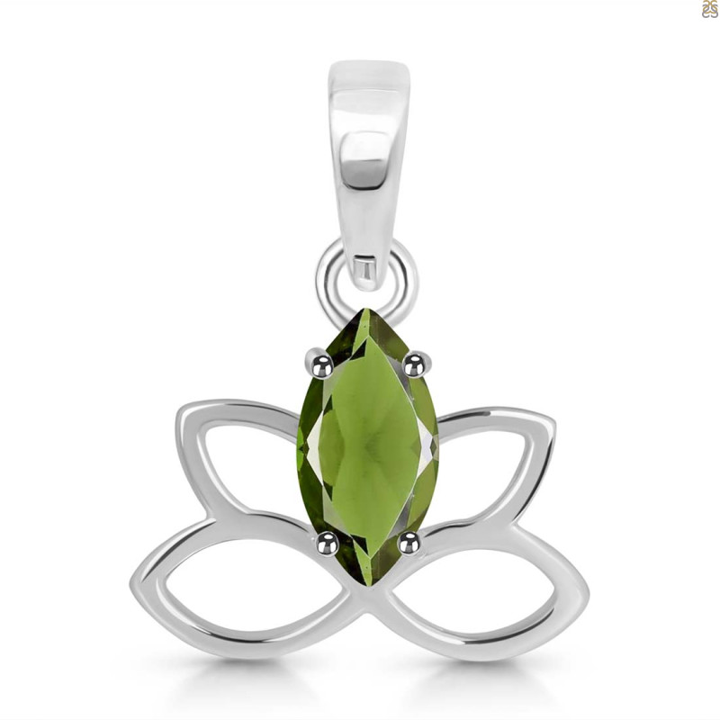 Moldavite Butterfly Pendant MLD-RDEP-883.
