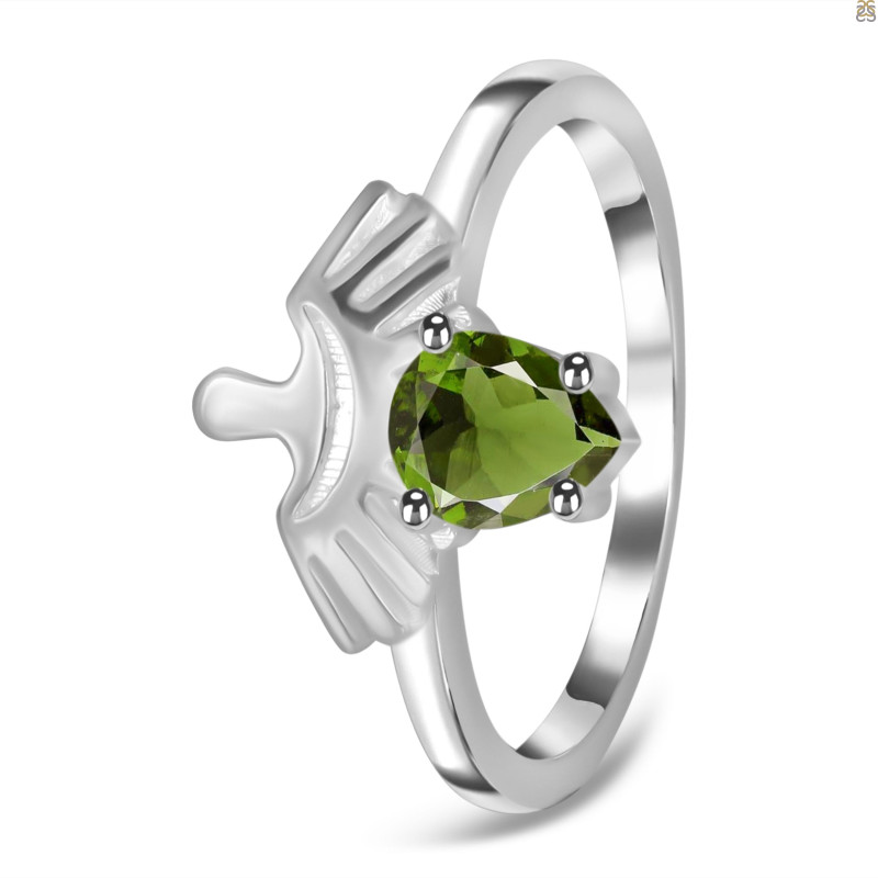Moldavite Ring