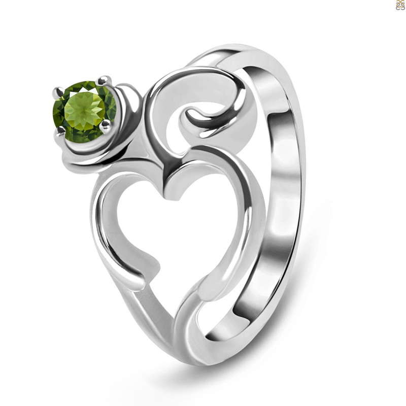 Moldavite OM Ring