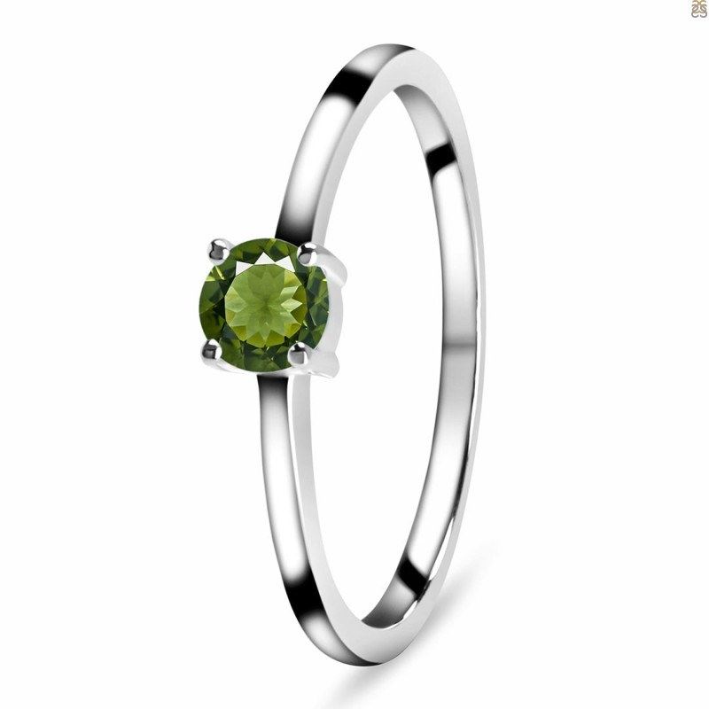 Moldavite Ring