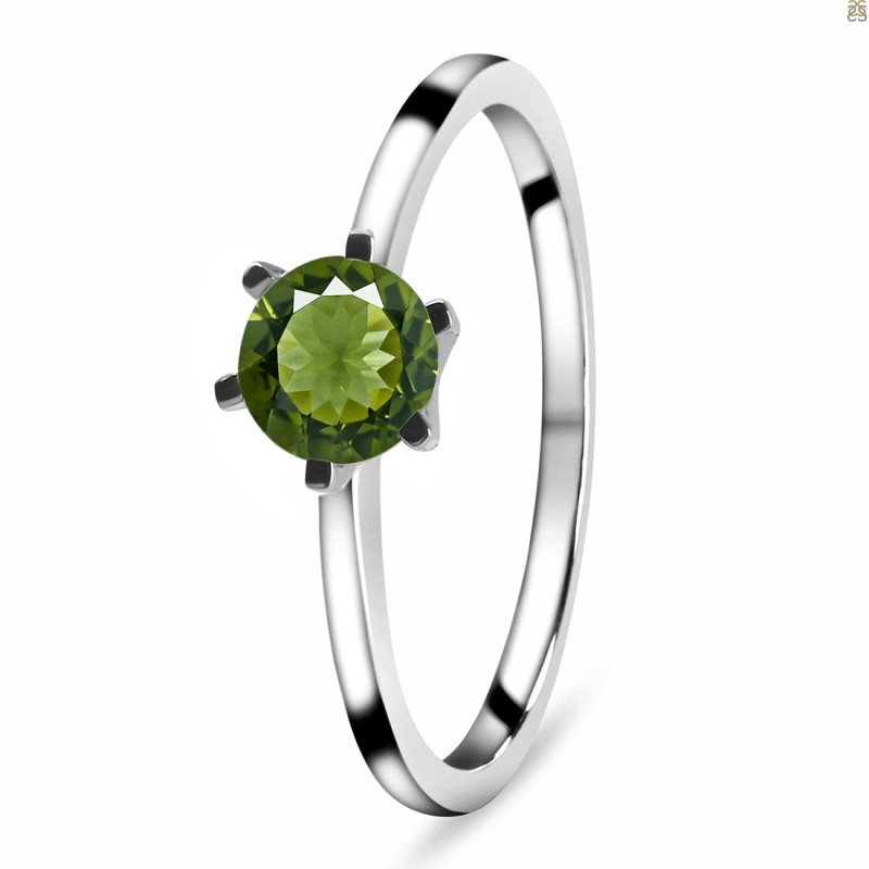 Moldavite Ring