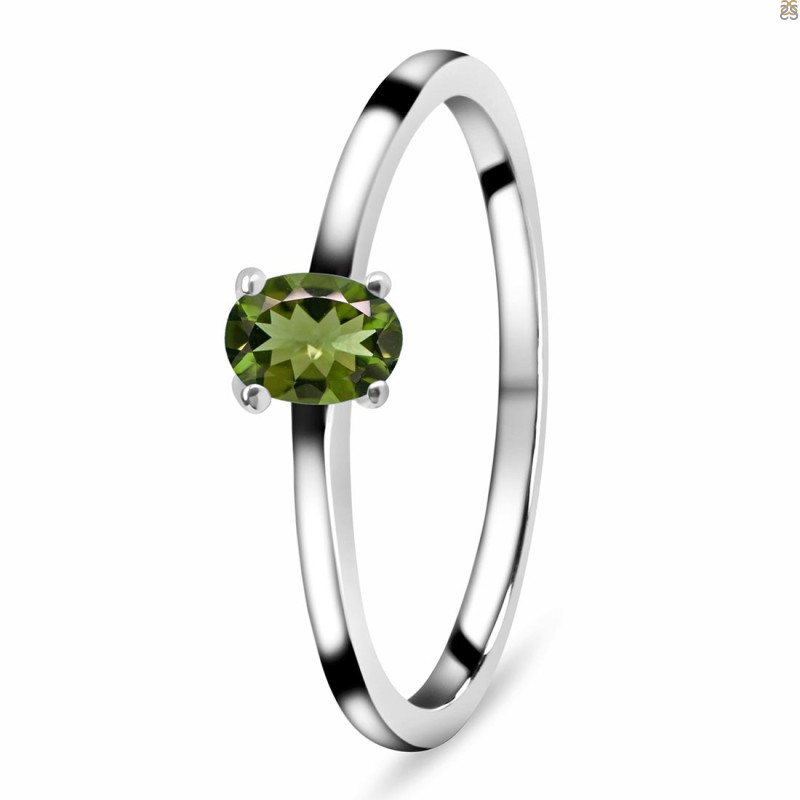Moldavite Ring