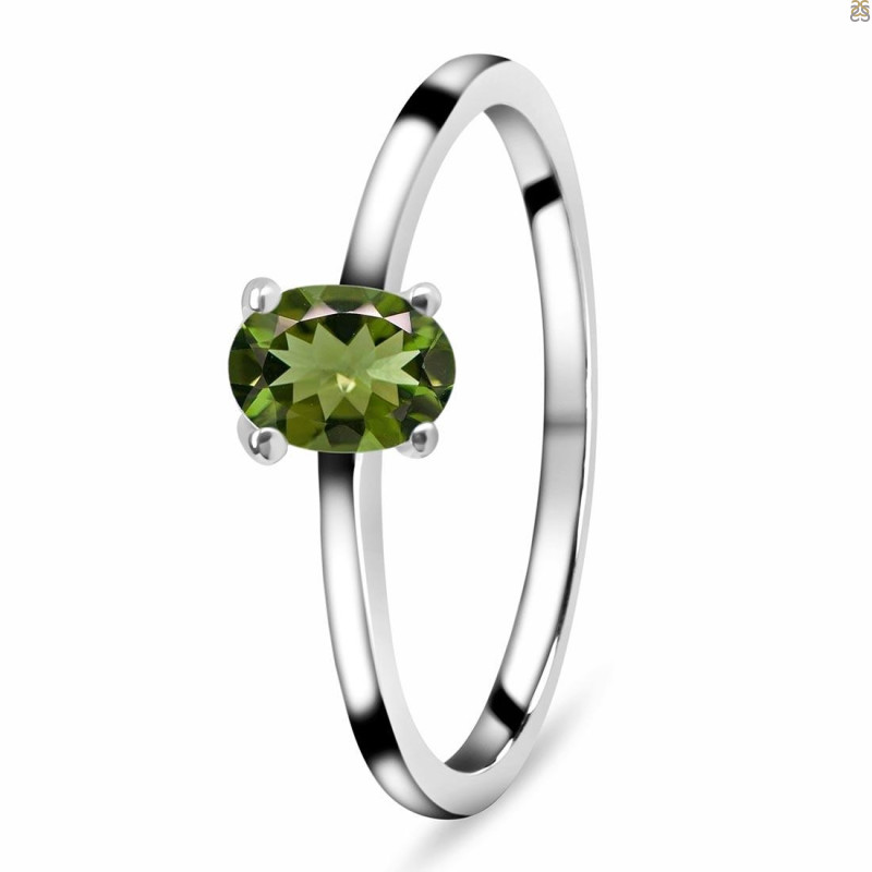 Moldavite Ring