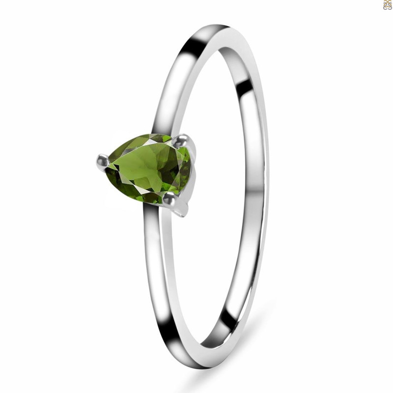 Moldavite Ring