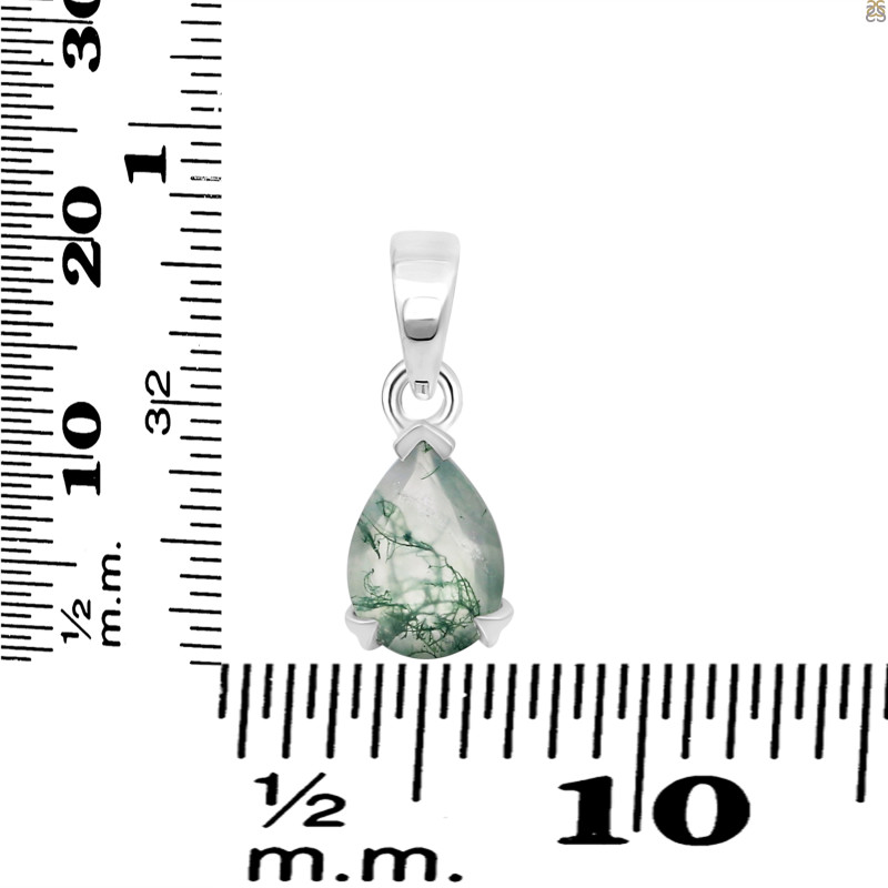 Moss Agate Pendant MOA-RDP-689