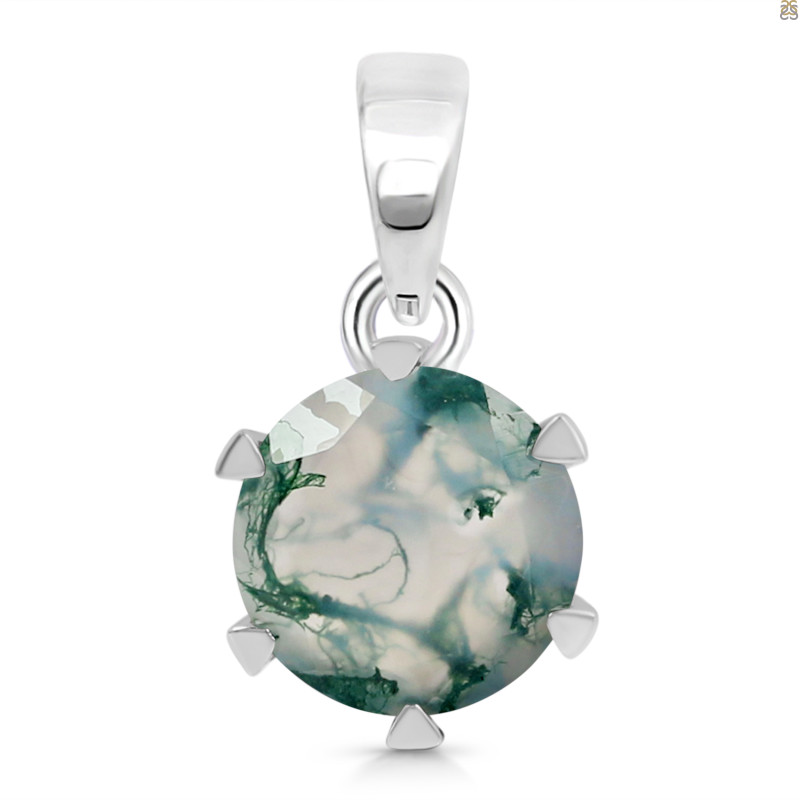 Moss Agate Pendant MOA-RDP-740