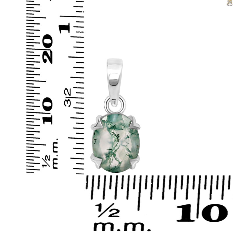 Moss Agate Pendant MOA-RDP-750