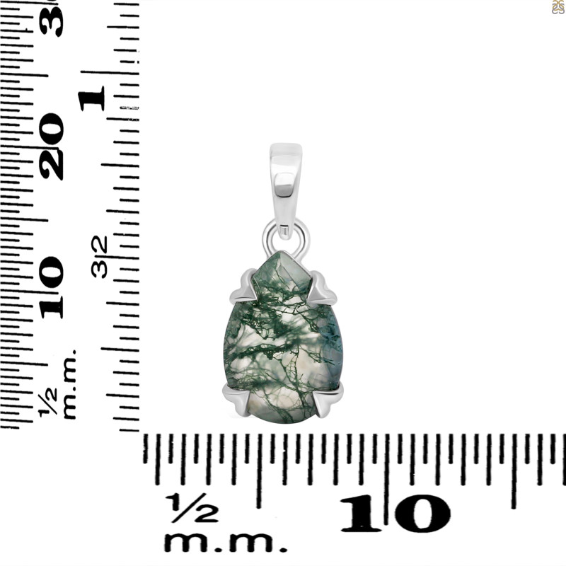 Moss Agate Pendant MOA-RDP-752
