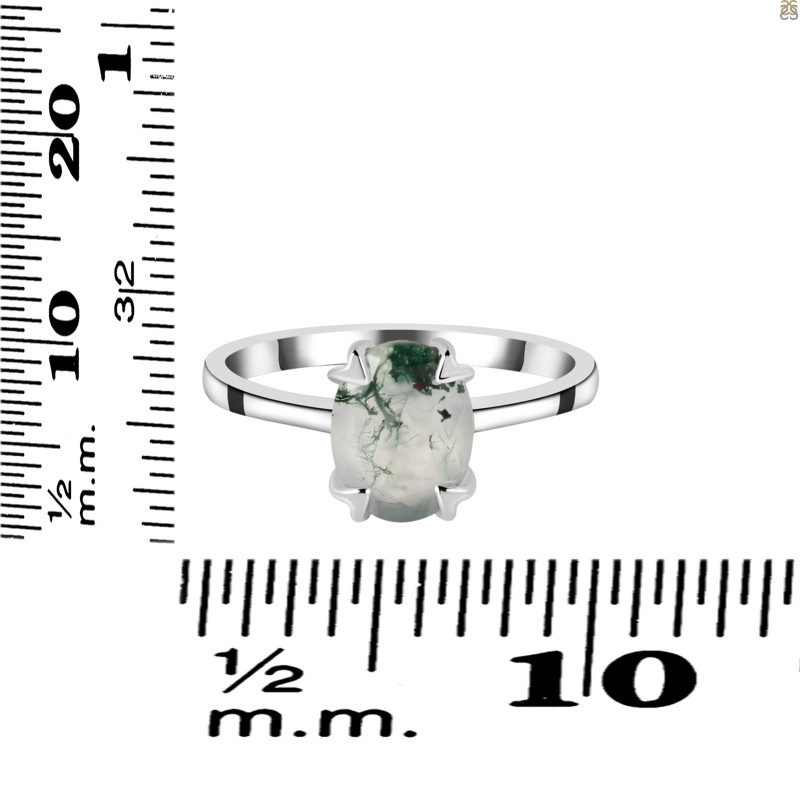 Moss Agate Ring MOA-RDR-2092