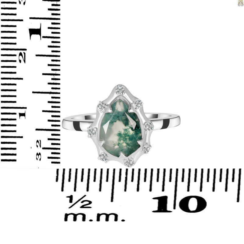 Moss Agate Ring MOA-RDR-2220