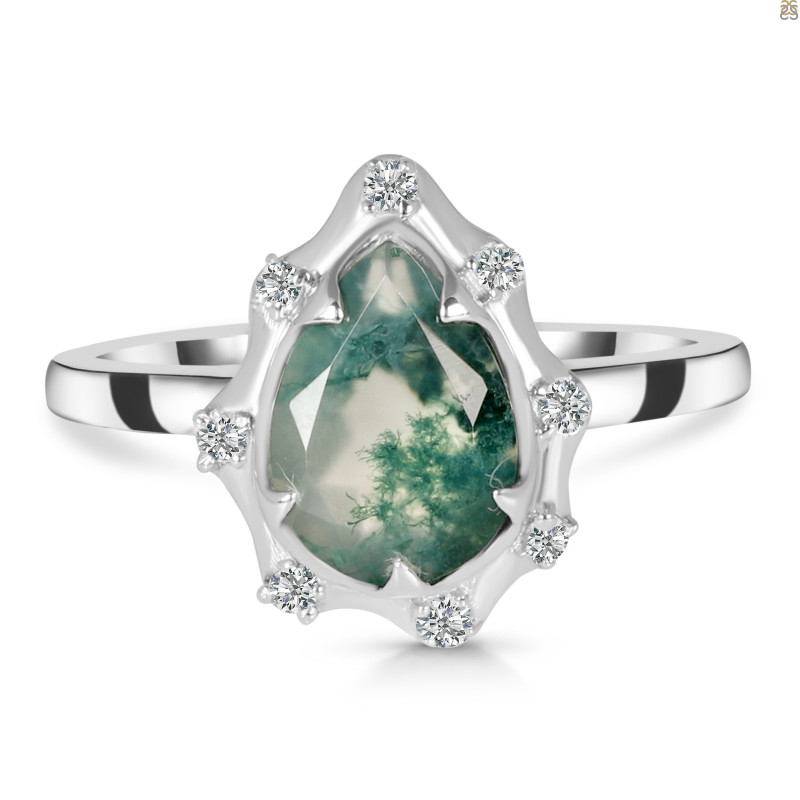 Moss Agate Ring MOA-RDR-2220