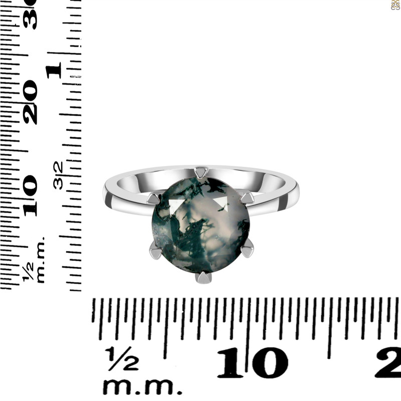 Moss Agate Ring MOA-RDR-2707