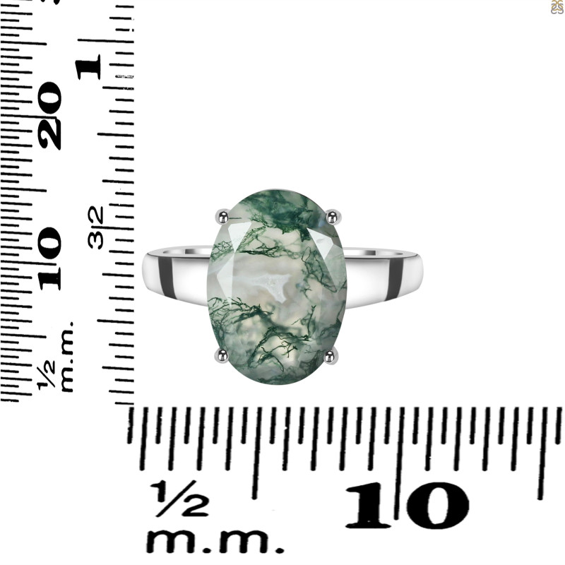 Moss Agate Ring MOA-RDR-2849