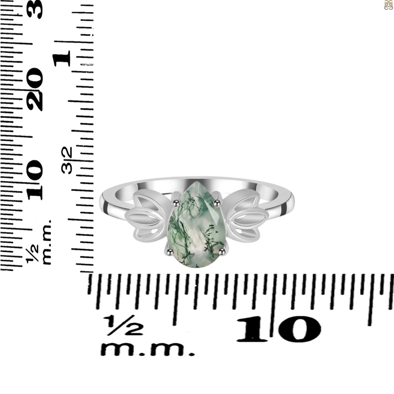Moss Agate Ring MOA-RDR-3053