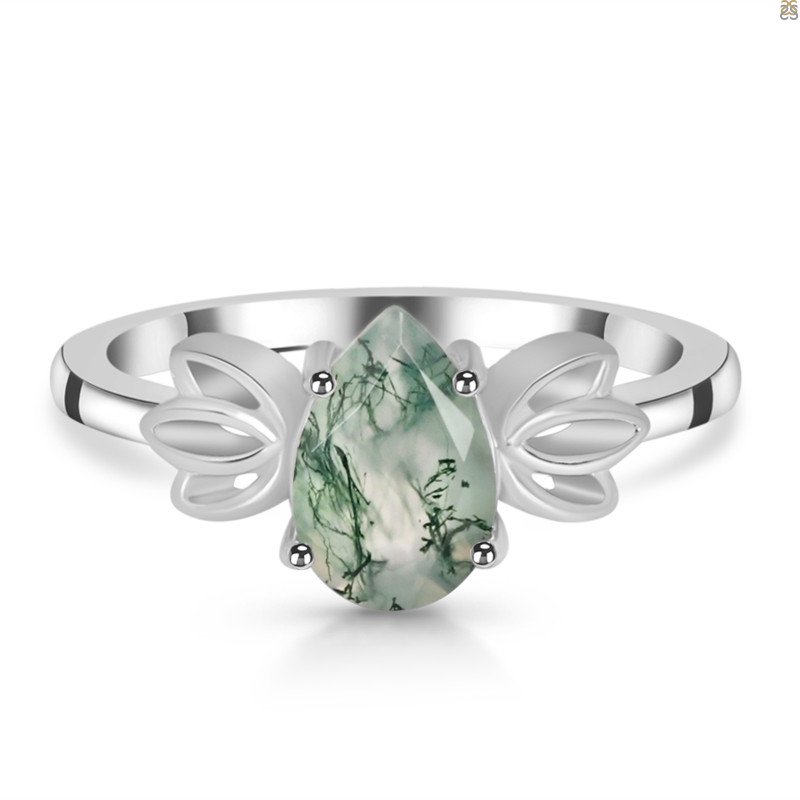 Moss Agate Ring MOA-RDR-3053