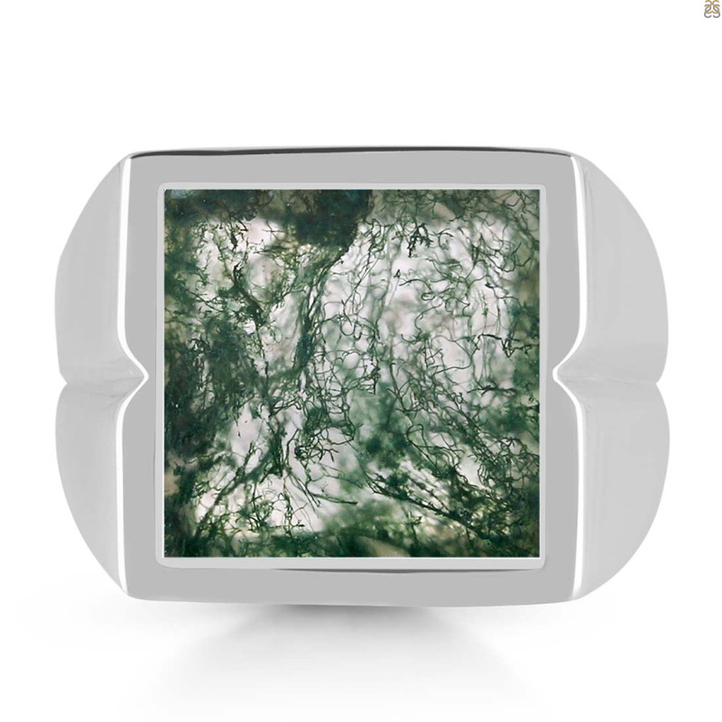 Moss Agate Ring MOA-RDR-3267.