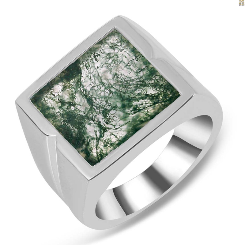 Moss Agate Ring MOA-RDR-3267.