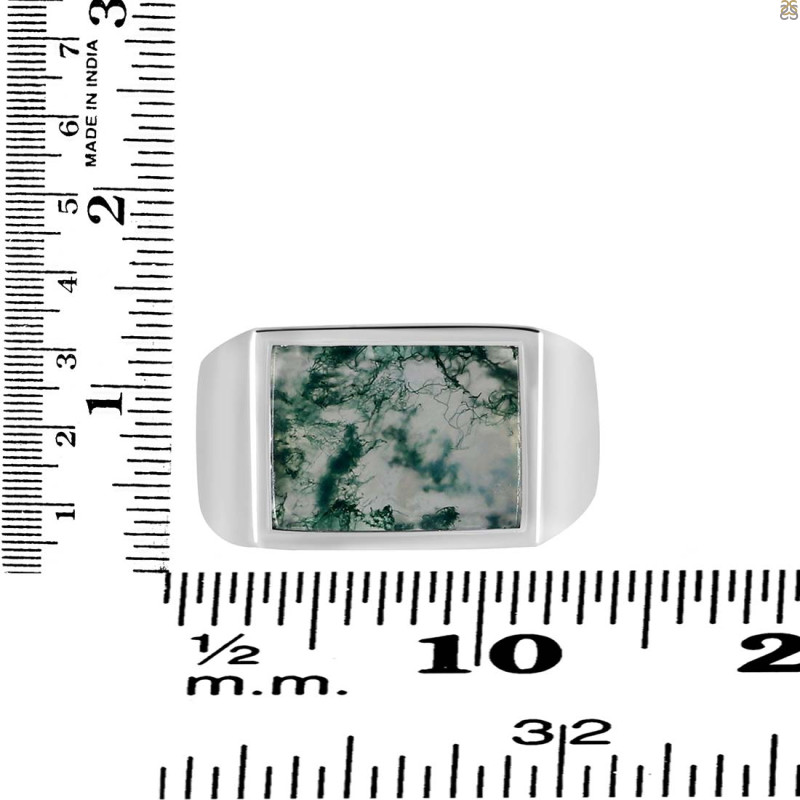 Moss Agate Ring MOA-RDR-3269.